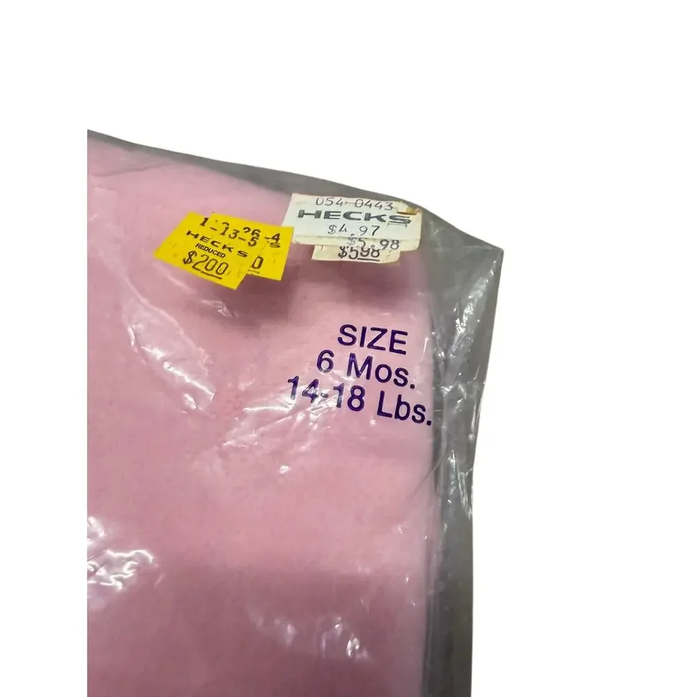 Riegel Toddlecare Blanket Sleeper Pink 6 Months NOS